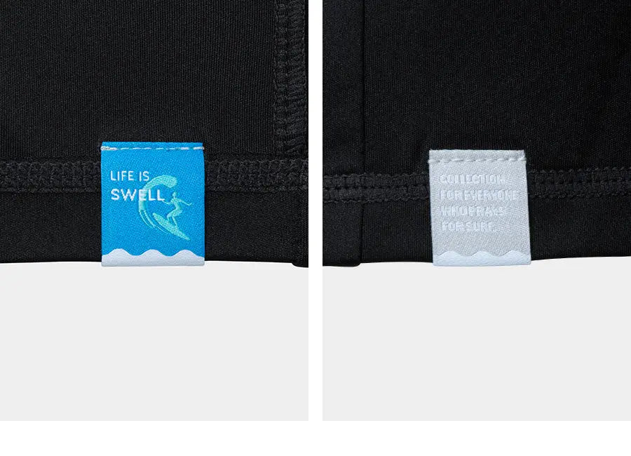 Barrel Men Essential Relax Fit Zip Up Rashguard-BLACK_image4