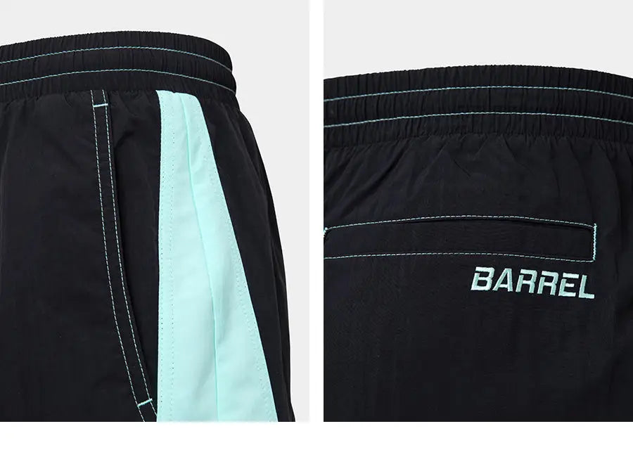 Barrel Men Motion Half Water Shorts-BLACK_image5