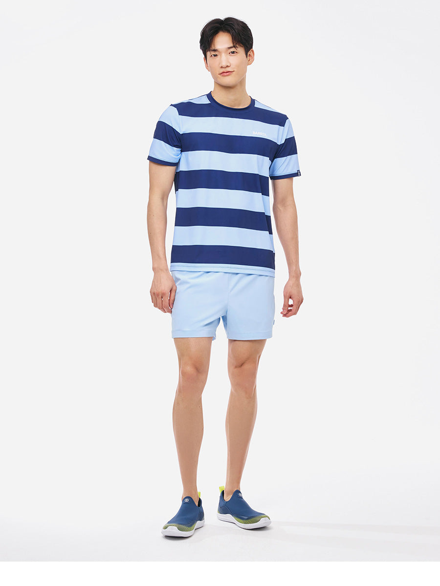 Barrel Men Nautical Half Water Shorts-AQUA_image1