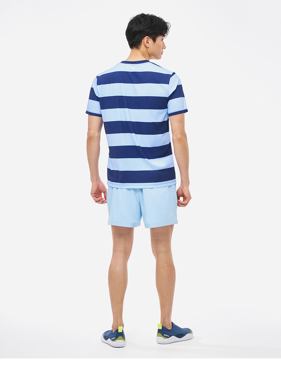 Barrel Men Nautical Half Water Shorts-AQUA_image3