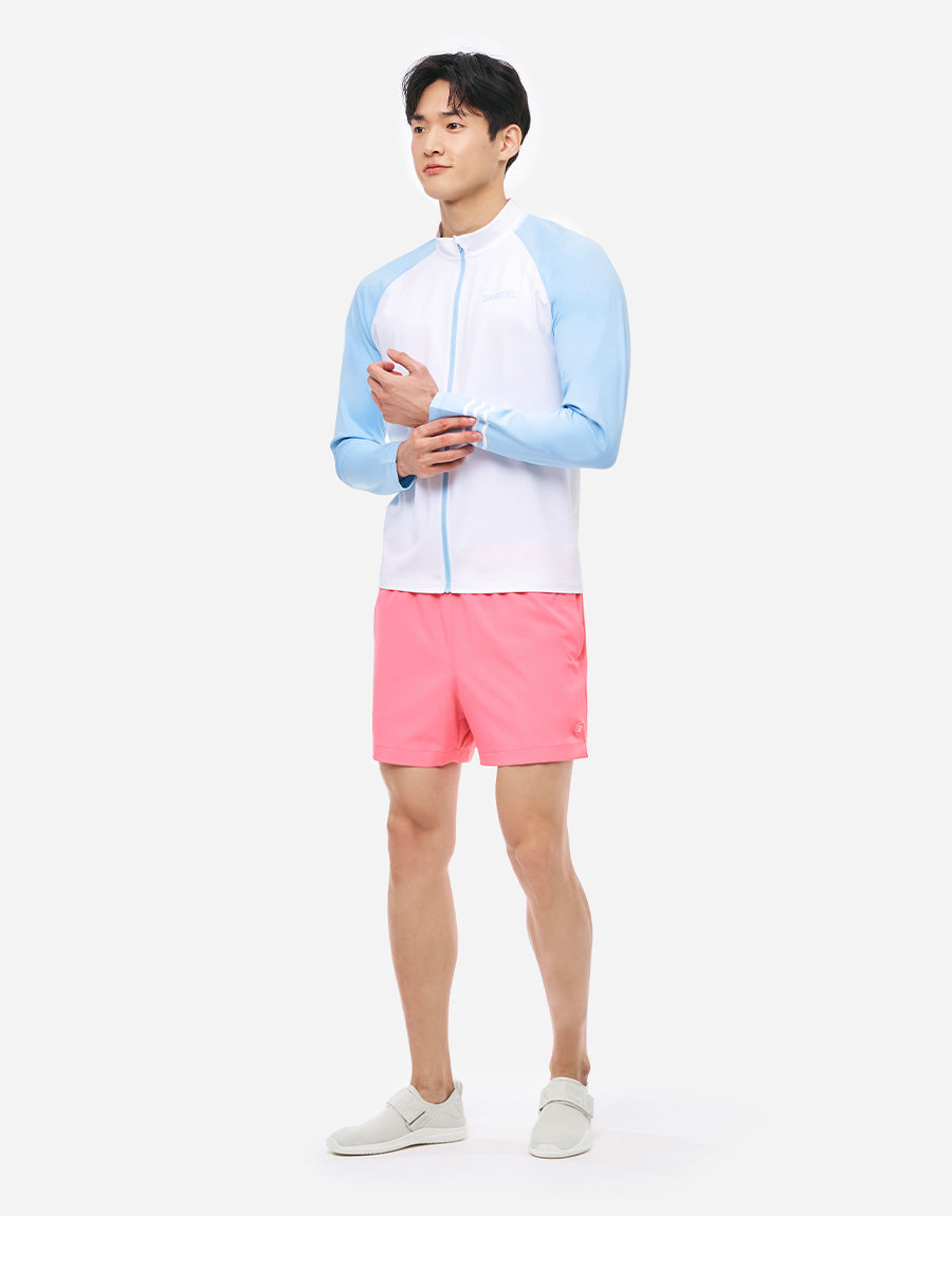 Barrel Men Nautical Half Water Shorts-PINK_image2