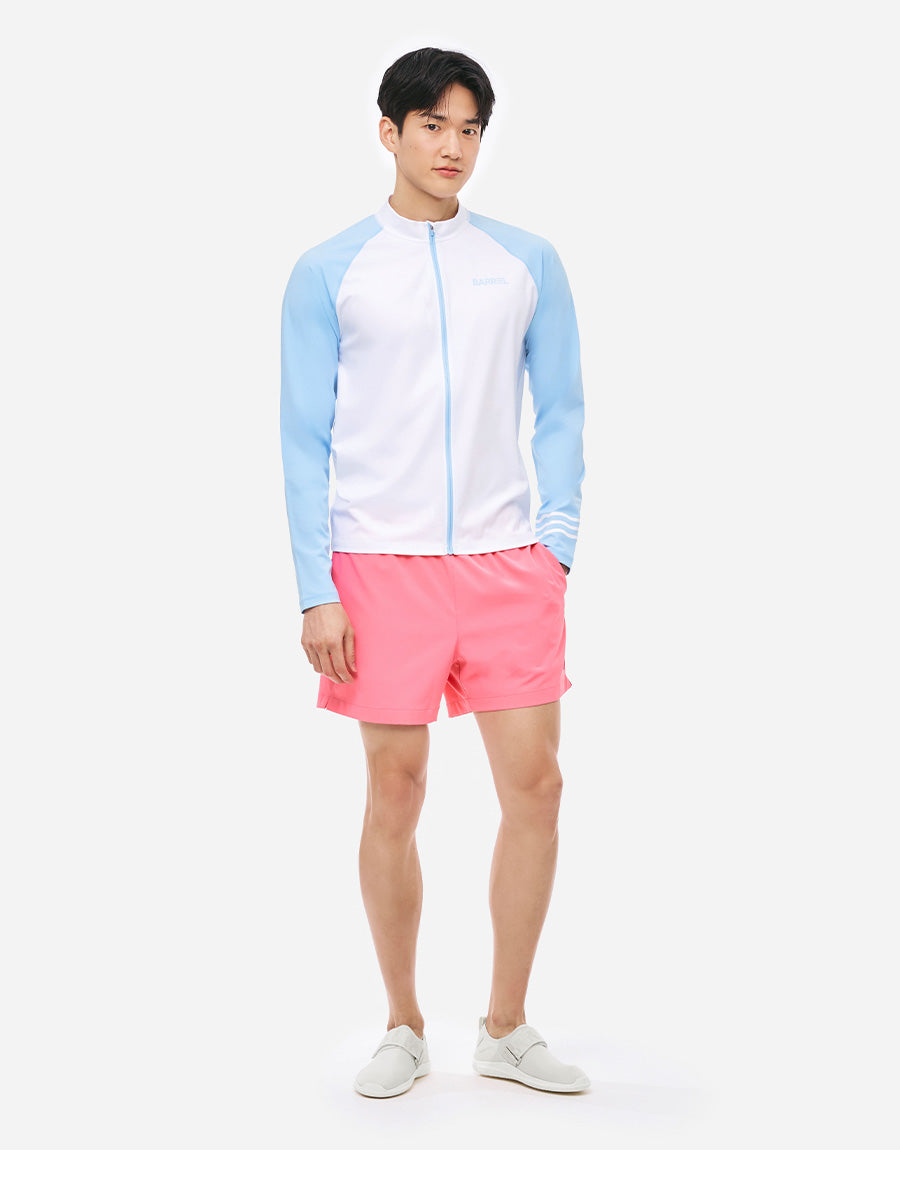 Barrel Men Nautical Half Water Shorts-PINK_image1