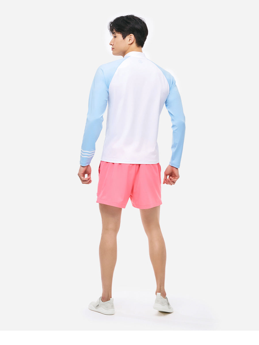 Barrel Men Nautical Half Water Shorts-PINK_image3