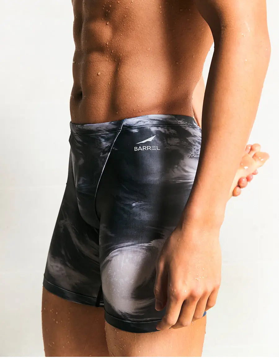 Barrel Men Ocean Quarter Jammer-BLACK6