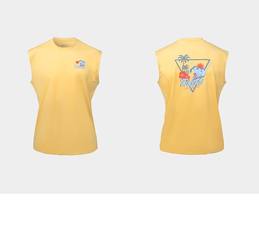 Barrel Men Tropical Sleeveless Rash Guard-MANGO_image1