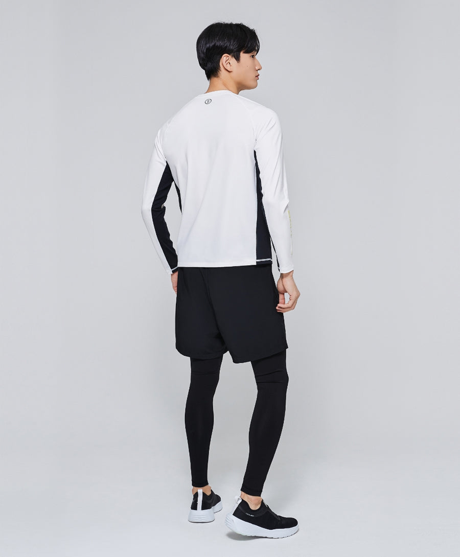 Barrel Mens Motion RelaxFit Rashguard-WHITE10