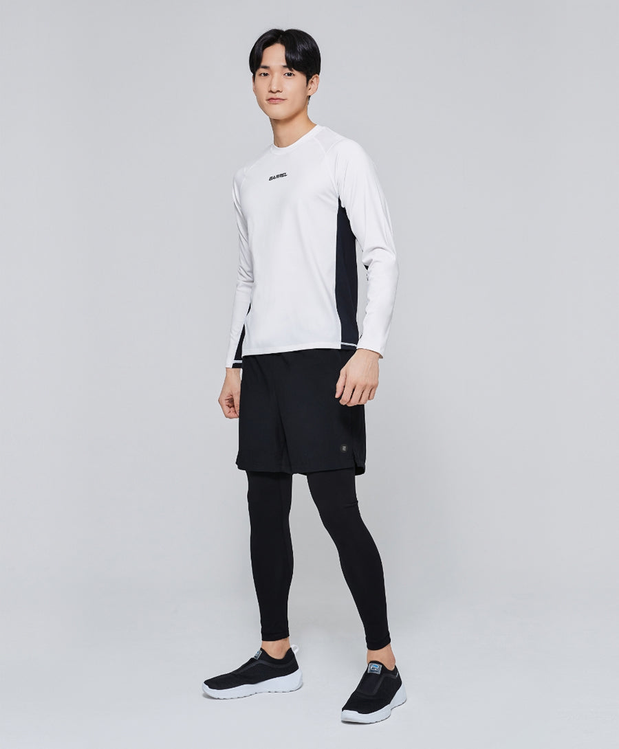 Barrel Mens Motion RelaxFit Rashguard-WHITE8