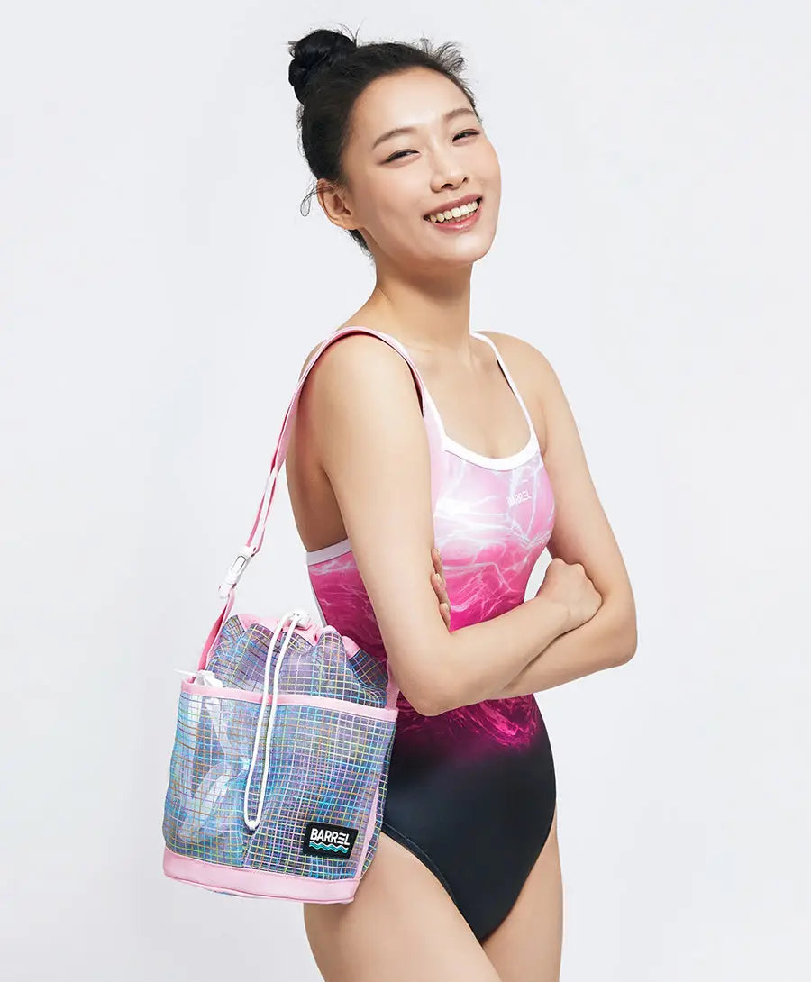 Barrel Mesh Shower Totebag-PINK_II_image1