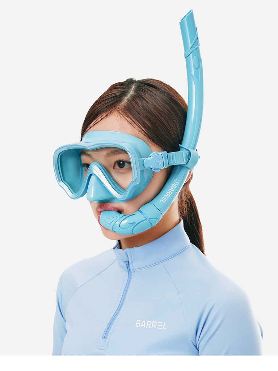 Barrel Primary Snorkel Mask-SKYBLUE6