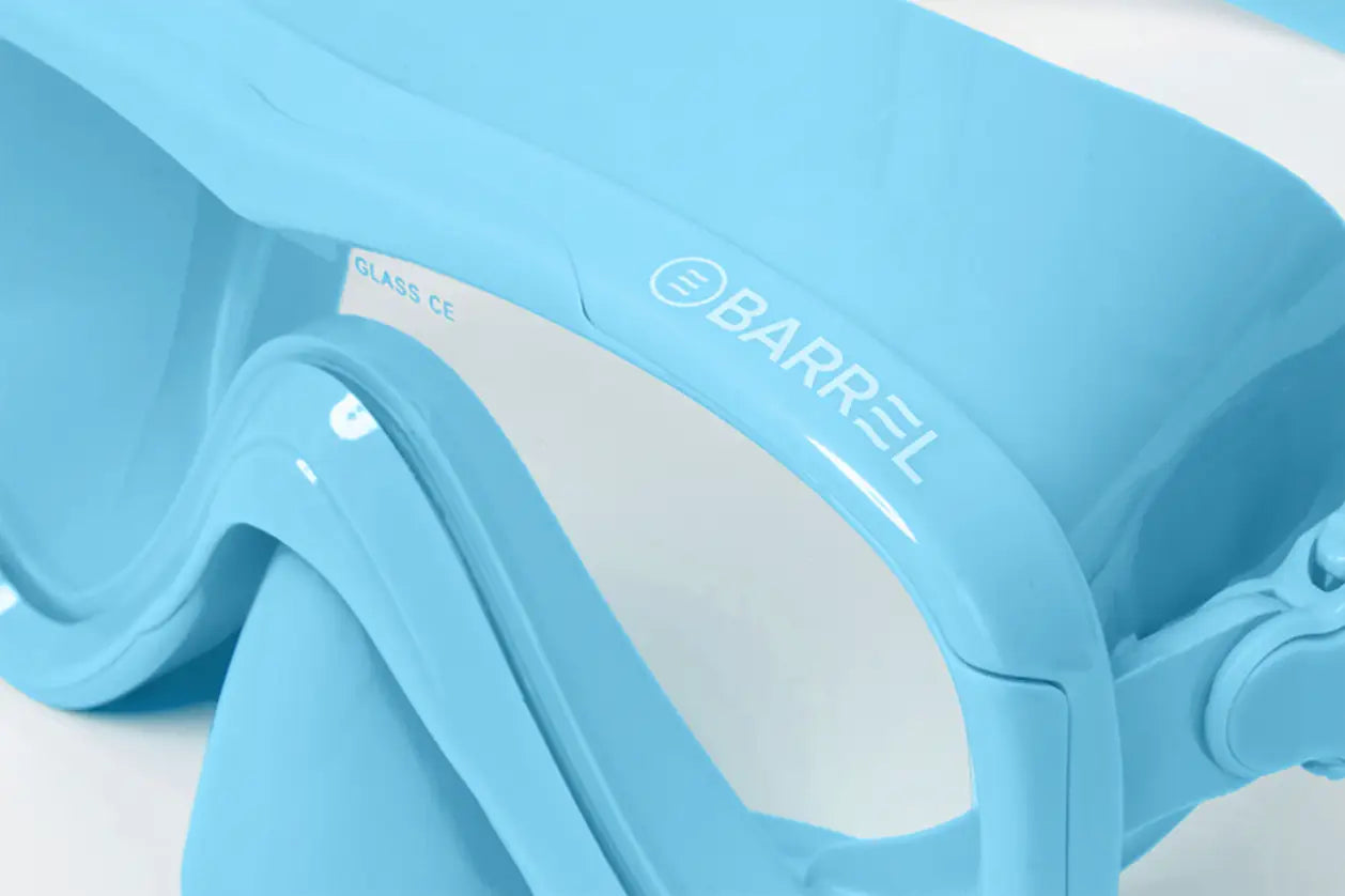 Barrel Primary Snorkel Mask-SKYBLUE9