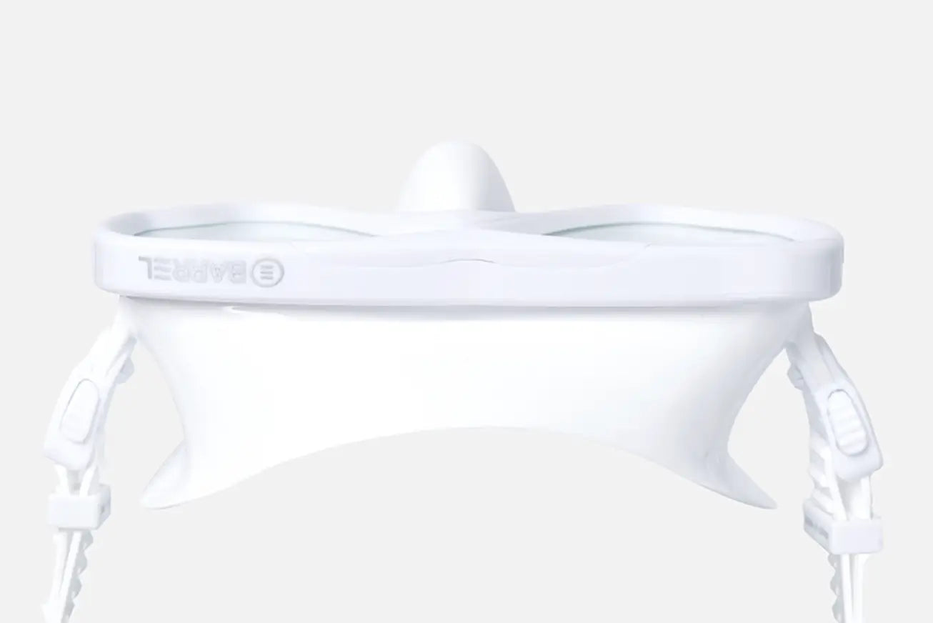 Barrel Primary Snorkel Mask-WHITE5