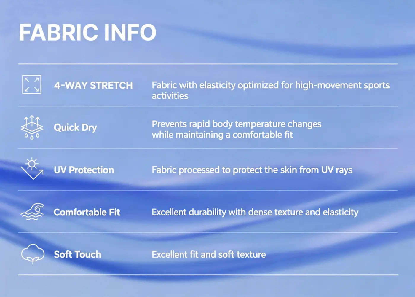 Barrel Rashies-Fabric Info