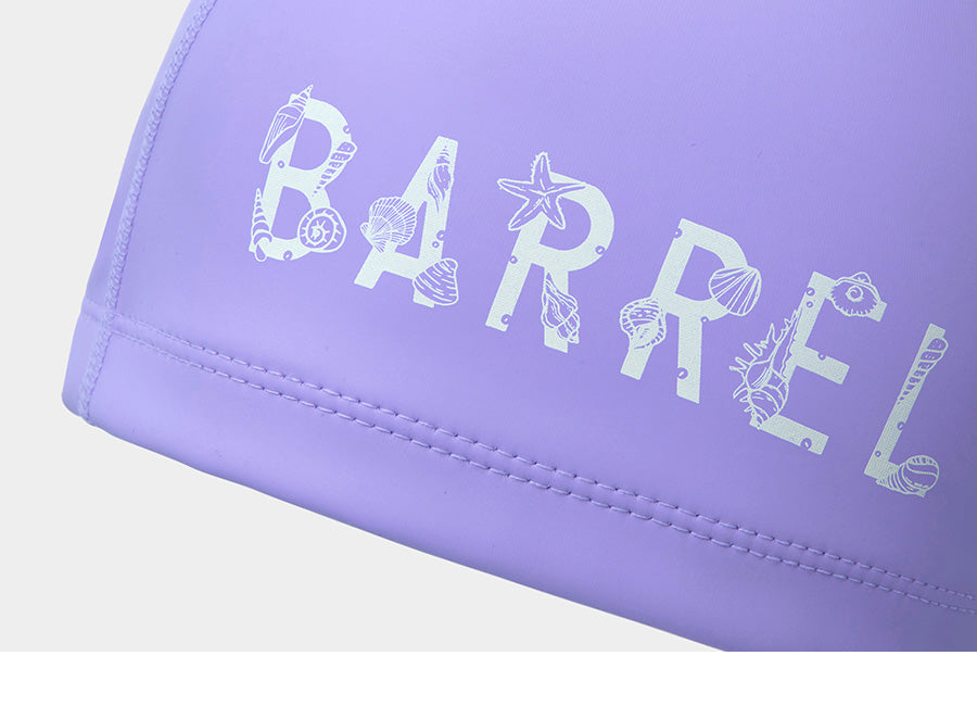 Barrel Shell Logo Silitex Swim Cap-LAVENDER_image3