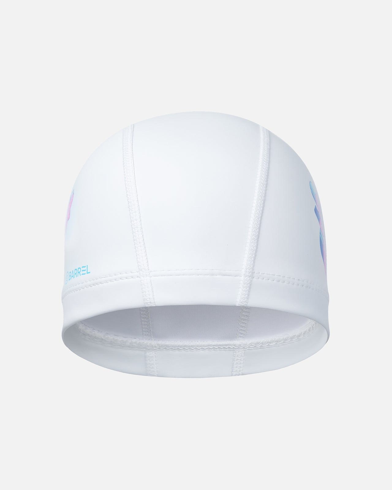 Barrel Super Girl Silitex Swim Cap-WHITE4