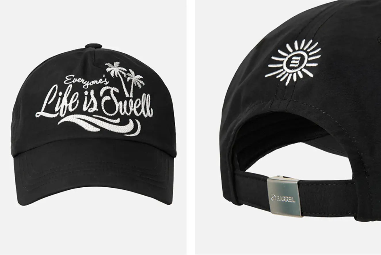 Barrel Surf Nylon Ball Cap-BLACK5