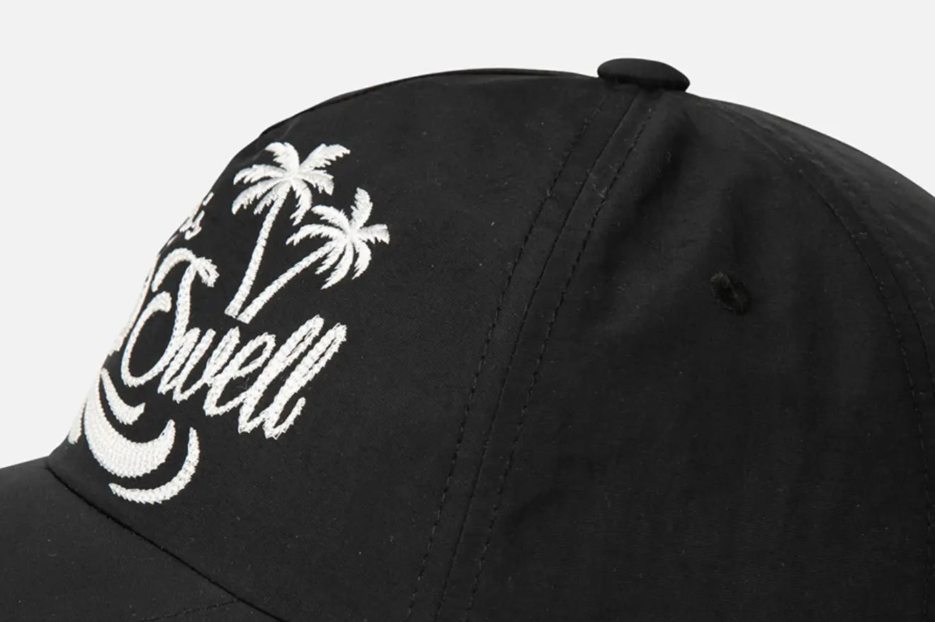 Barrel Surf Nylon Ball Cap-BLACK6