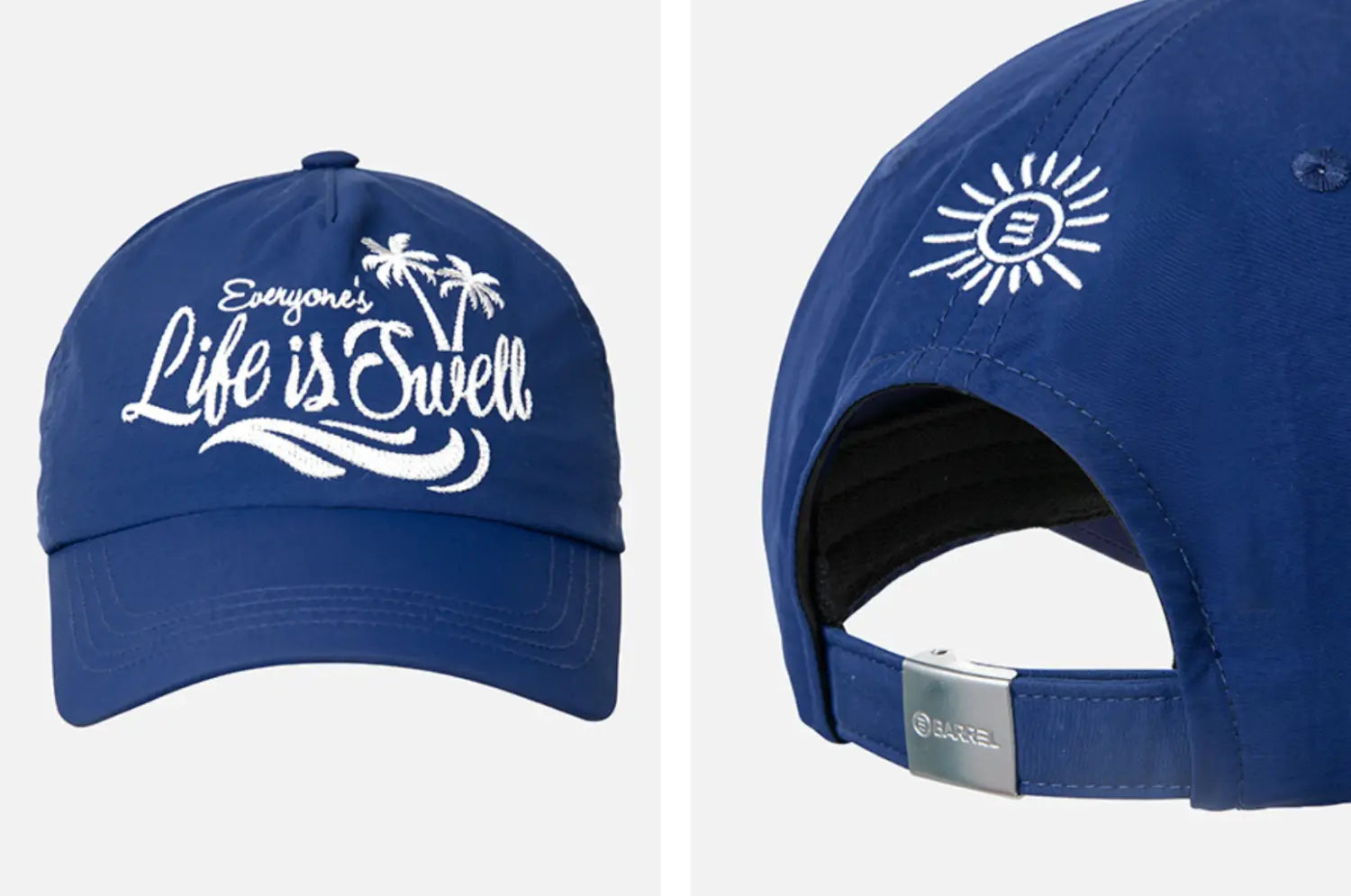 Barrel Surf Nylon Ball Cap-BLUE6