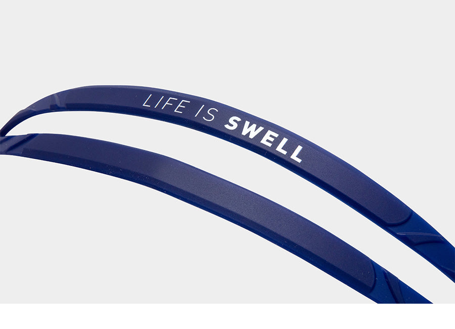 Barrel Training Mirror Swim Goggles-GOLD/NAVY_image7