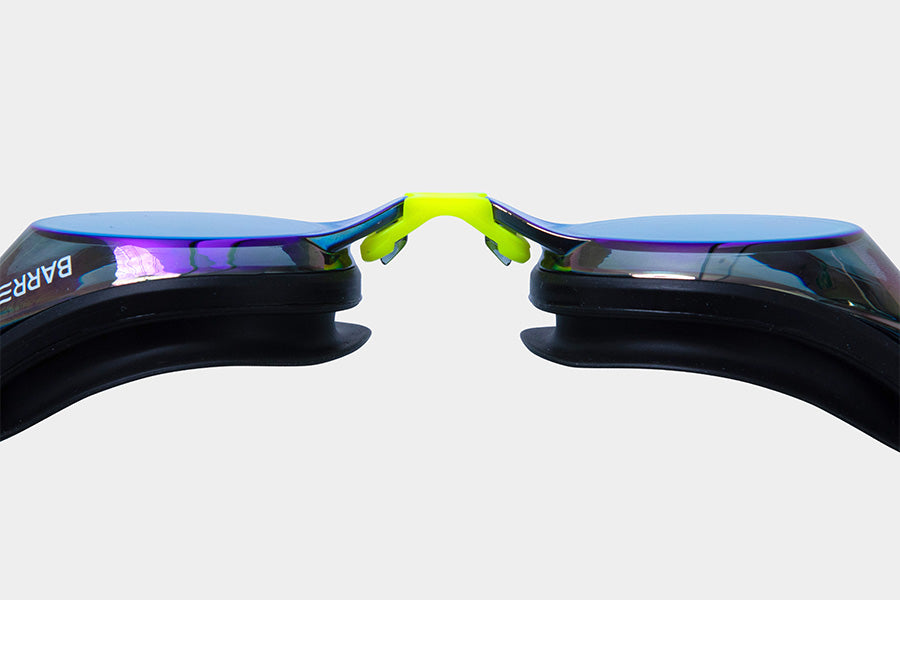 Barrel Training Mirror Swim Goggles-GREEN/YELLOW_image4