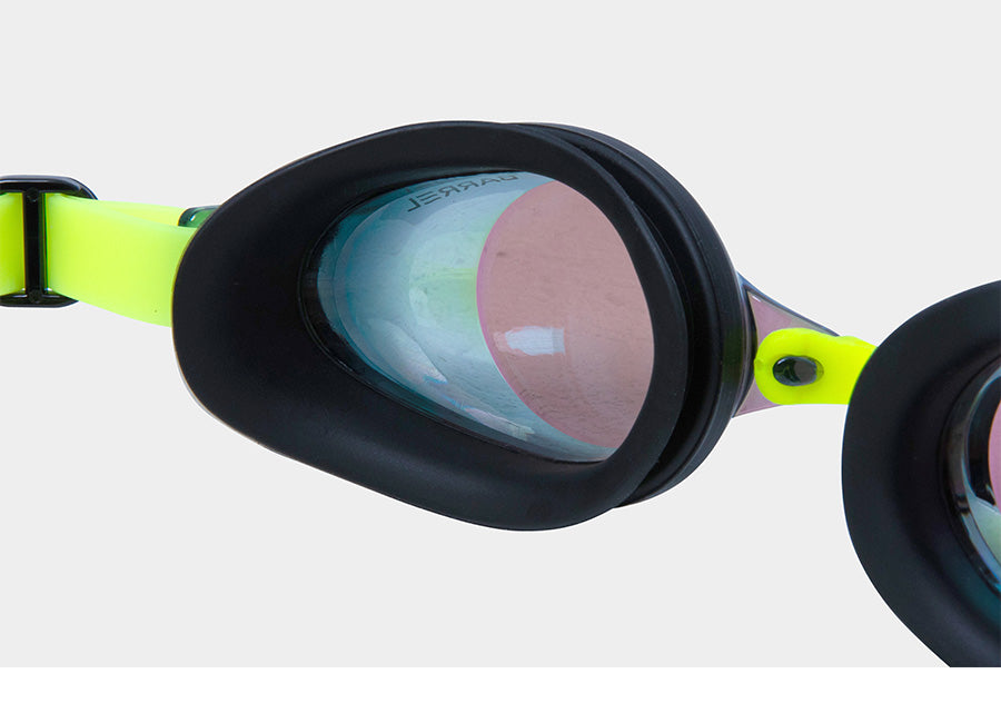 Barrel Training Mirror Swim Goggles-GREEN/YELLOW_image5