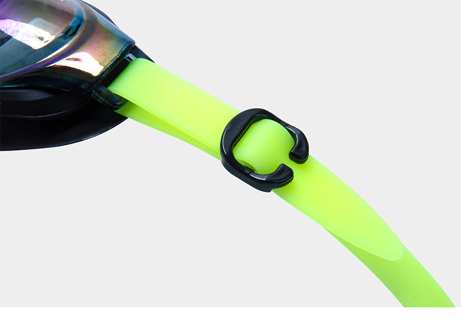 Barrel Training Mirror Swim Goggles-GREEN/YELLOW_image6