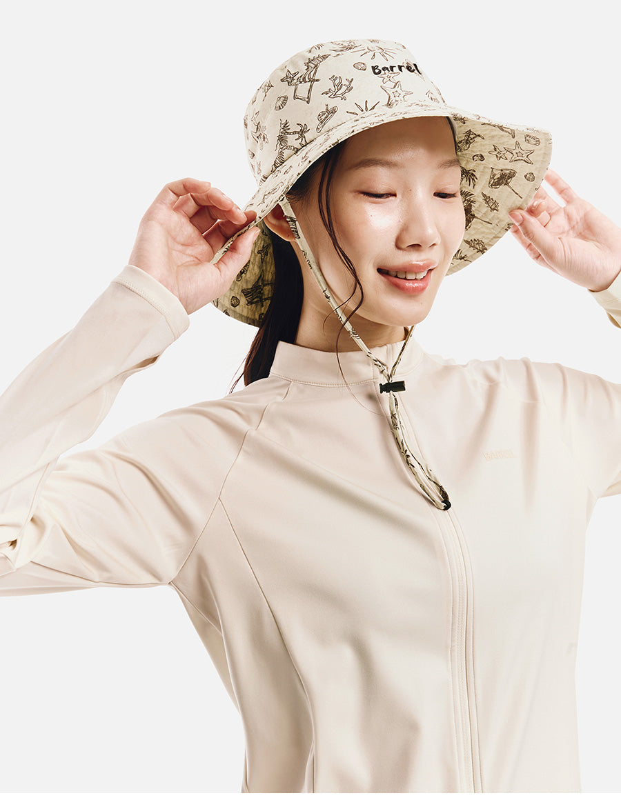 Barrel Unisex Carpi Wide Beach Hat-BEGIE6