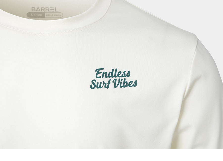 Barrel Unisex Tropical Loose Fit S/S Rash Guard-IVORY_image5