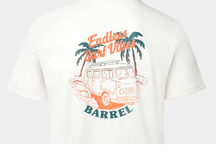 Barrel Unisex Tropical Loose Fit S/S Rash Guard-IVORY_image6