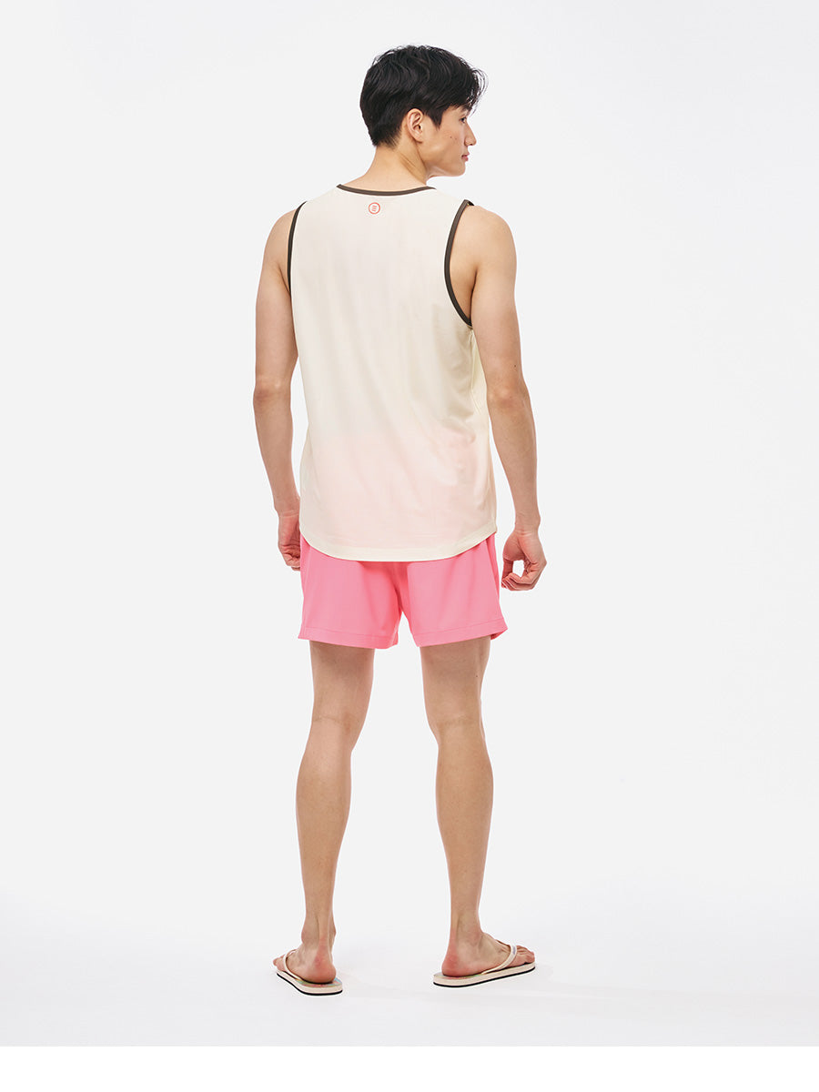Barrel Unisex Tropical Sleeveless Rash Guard-IVORY_image2