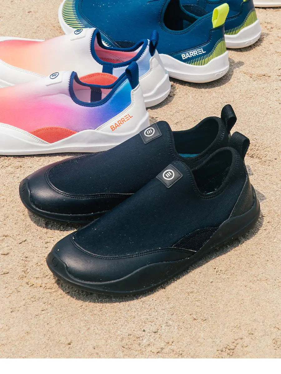 Barrel Wave Aqua Shoes-BLACK1