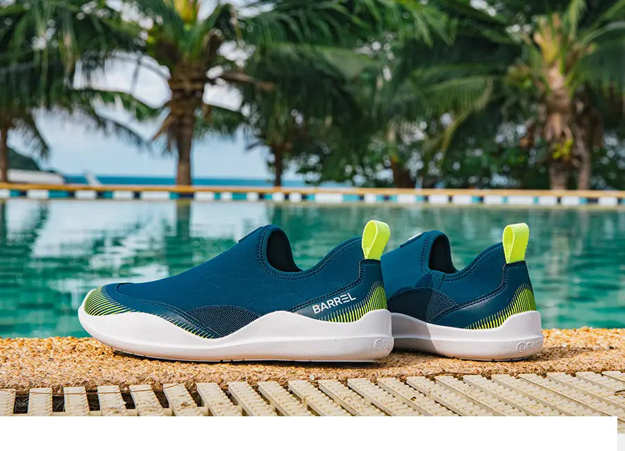 Barrel Wave Aqua Shoes-NAVY1