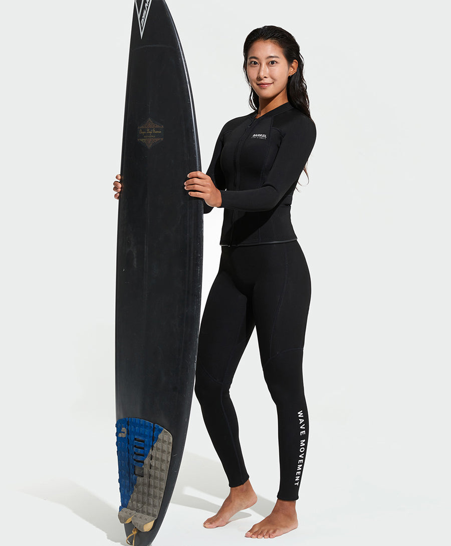 Barrel Women Active 2mm Neoprene Jacket-BLACK_image1