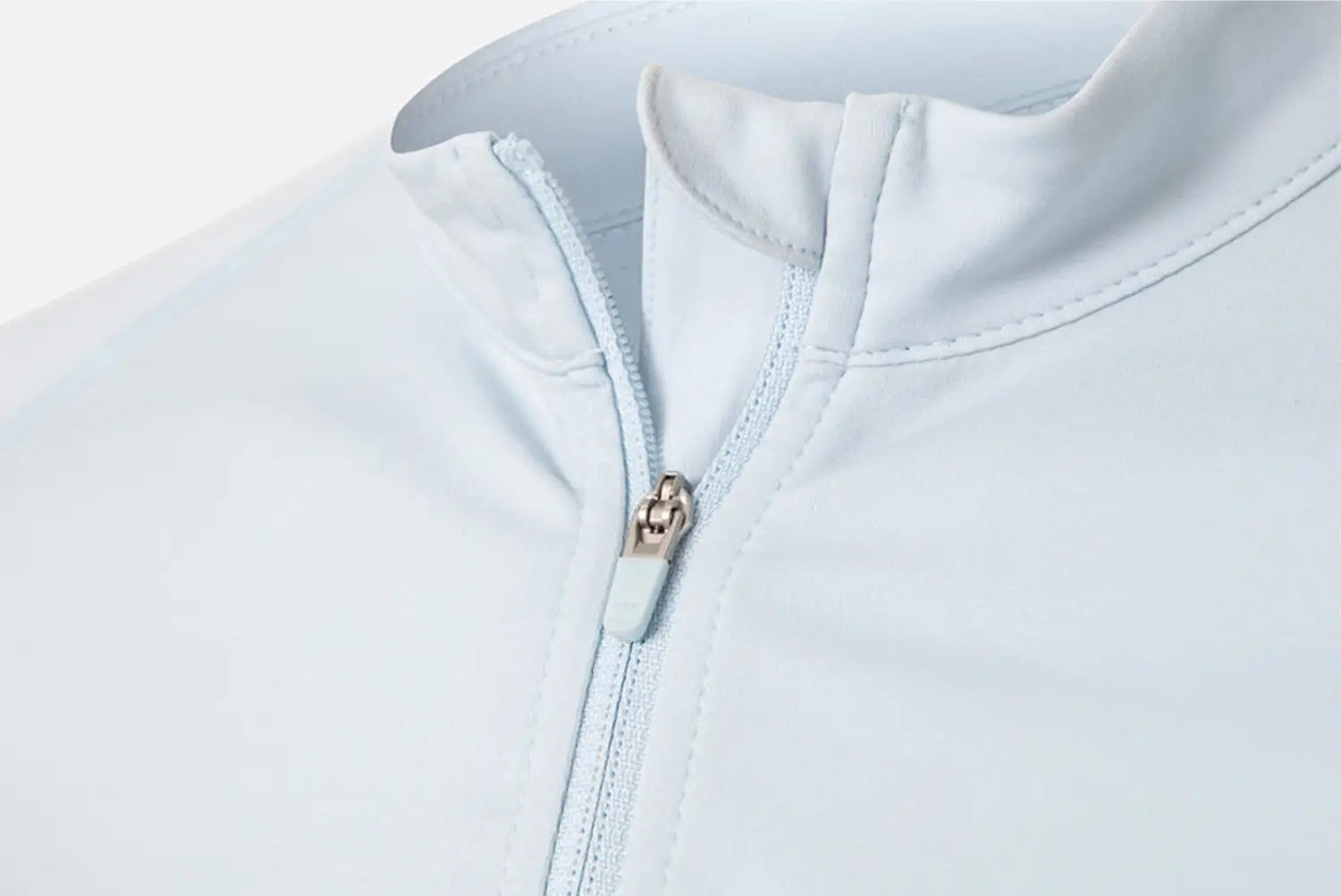 Barrel Women Artwork Crop Zip Rashguard-BLUE13