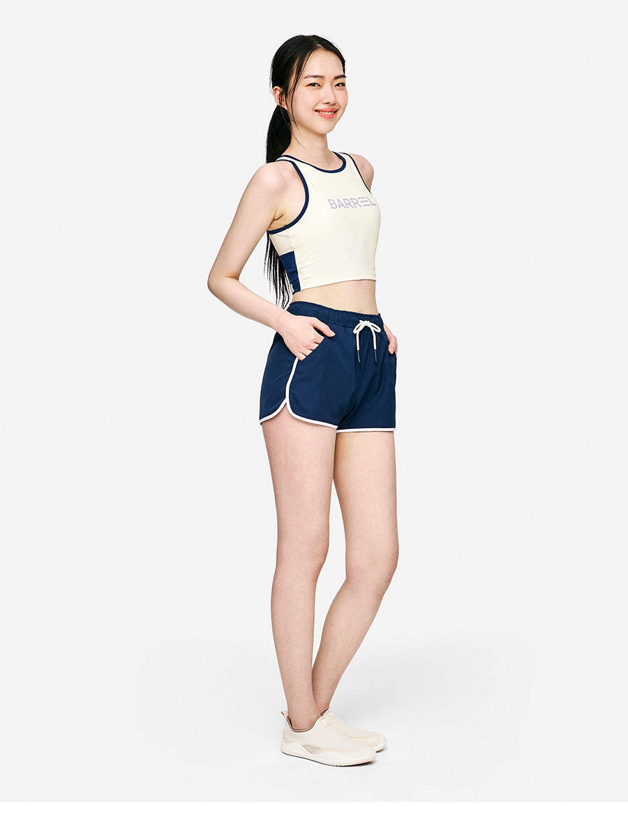 Barrel Women Color Scheme Bra Top-ivory