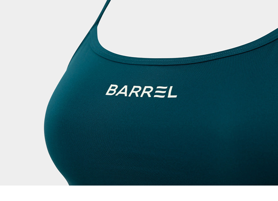 Barrel Women Essential Active BraTop-DEEP GREEN_image6