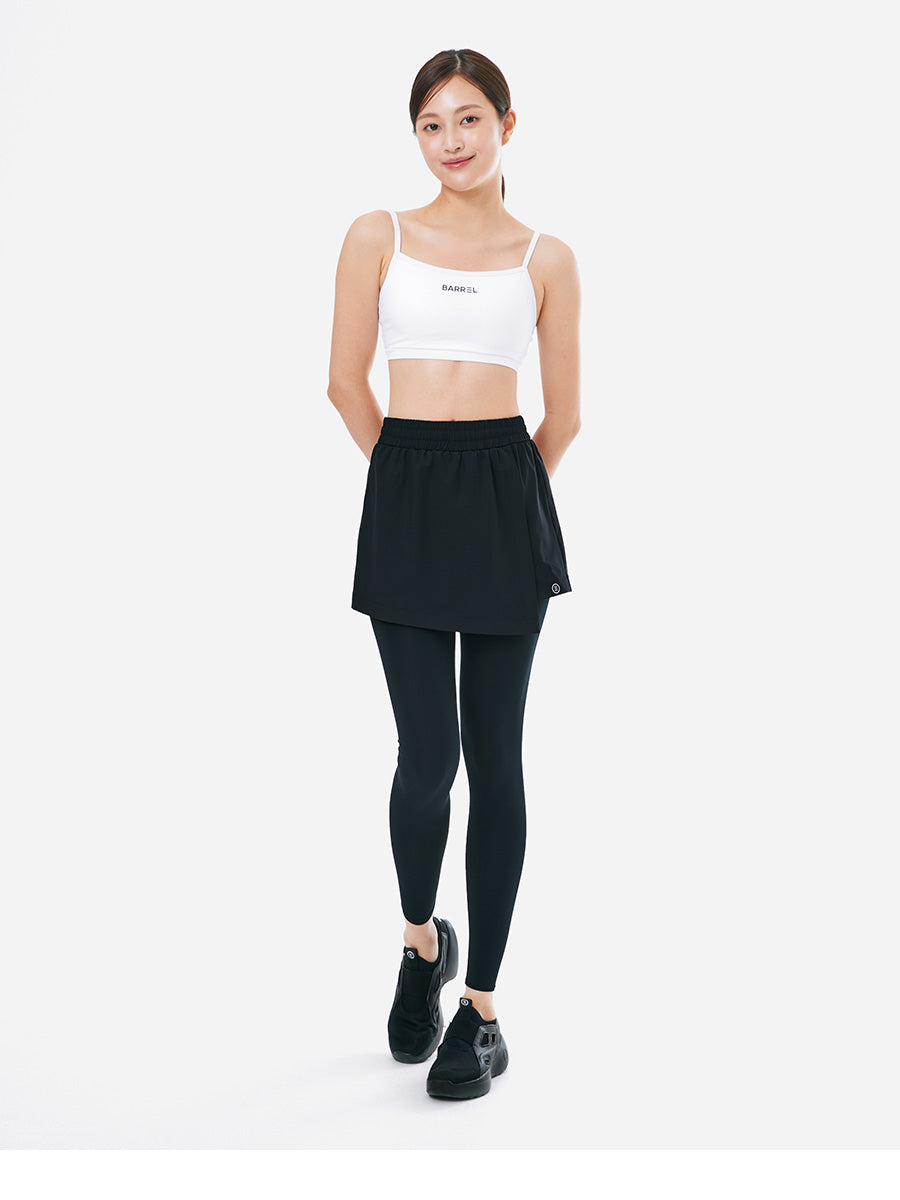 Barrel Women Essential Active BraTop-WHITE_image1