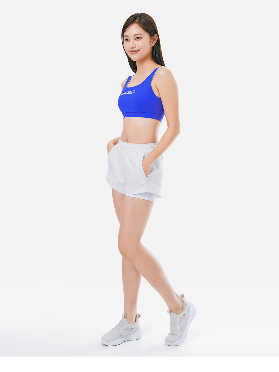 Barrel Women Essential BraTop-ROYAL BLUE_image2