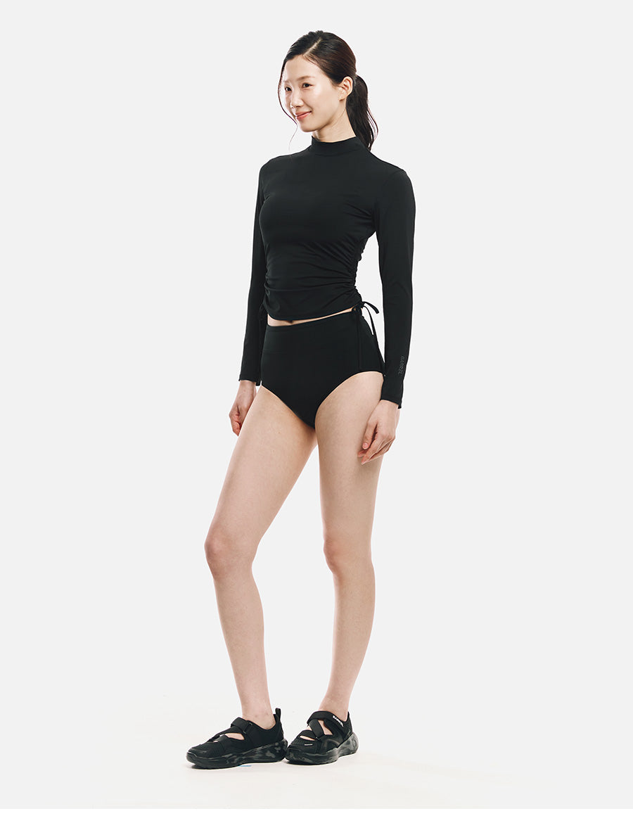 Barrel Women Essential HW Bikini Bottom-BLACK4