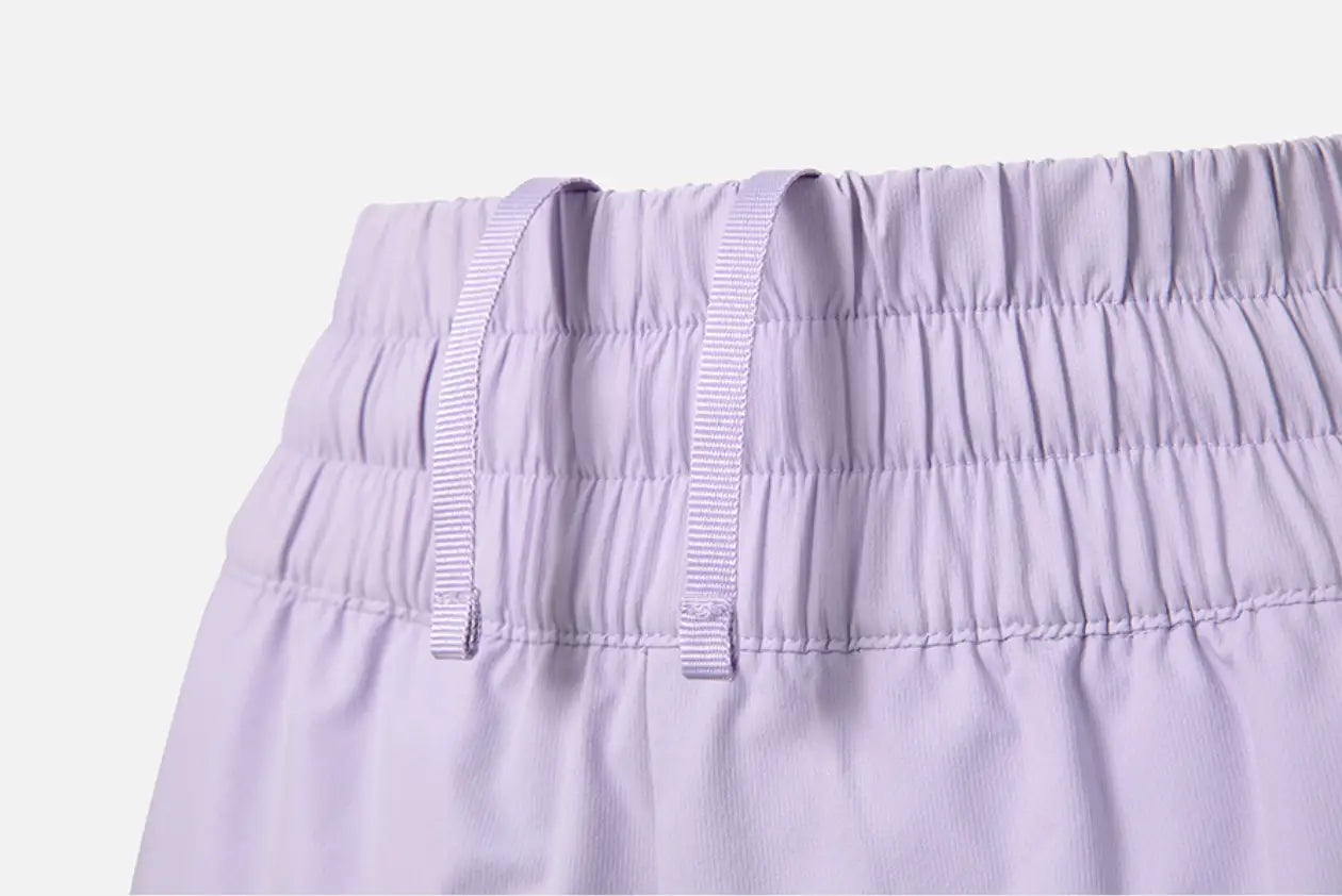 Barrel Women Essential HW Half Leggings Shorts-LAVENDER8