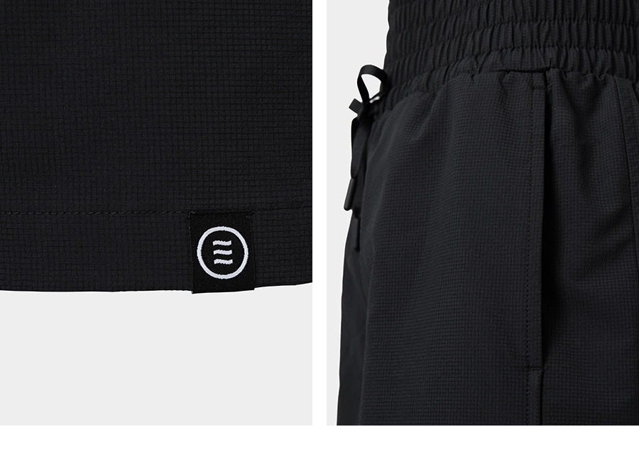 Barrel Women Essential HW Half Water Shorts-BLACK_image5