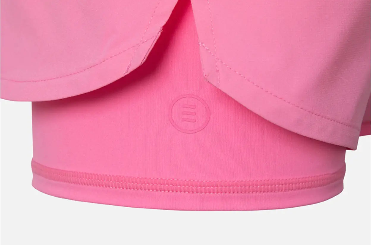 Barrel Women Essential Half Legging Shorts-PINK10