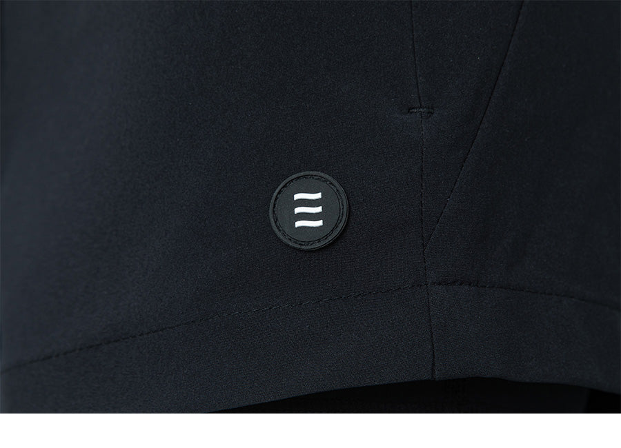 Barrel Women Essential Half Leggings Shorts-BLACK_image5