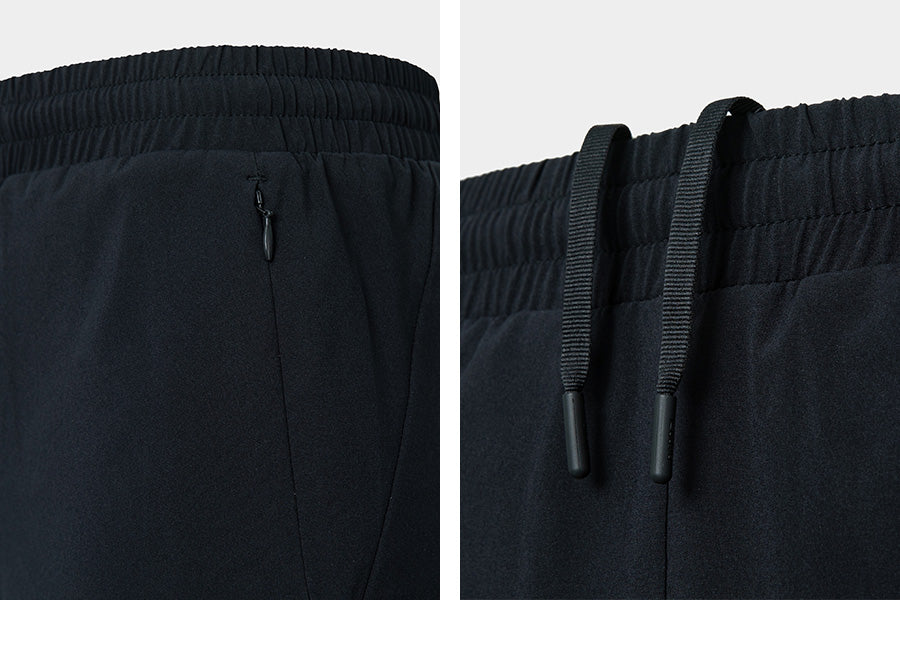 Barrel Women Essential Half Leggings Shorts-BLACK_image6