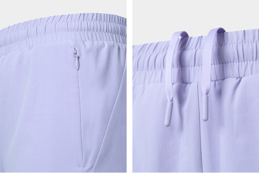 Barrel Women Essential Half Leggings Shorts-LAVENDER_image6