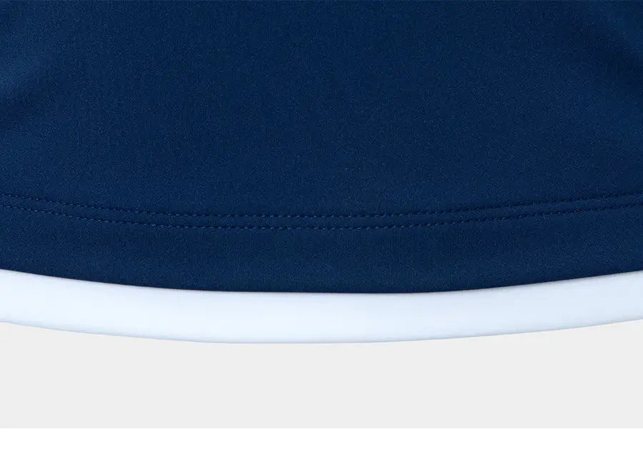 Barrel Women Essential Half Zip Crop Rash Guard-NAVY_image6