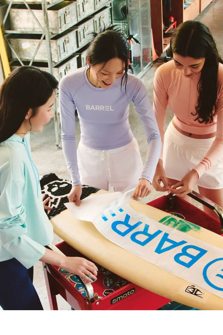 Barrel Women Essential Rashguard-PURPLE7