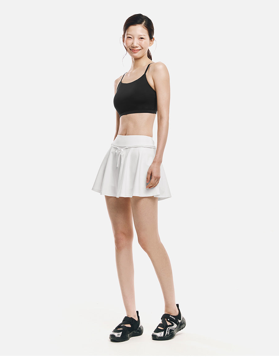 Barrel Women Essential Ribbed Bra Top-BLACK