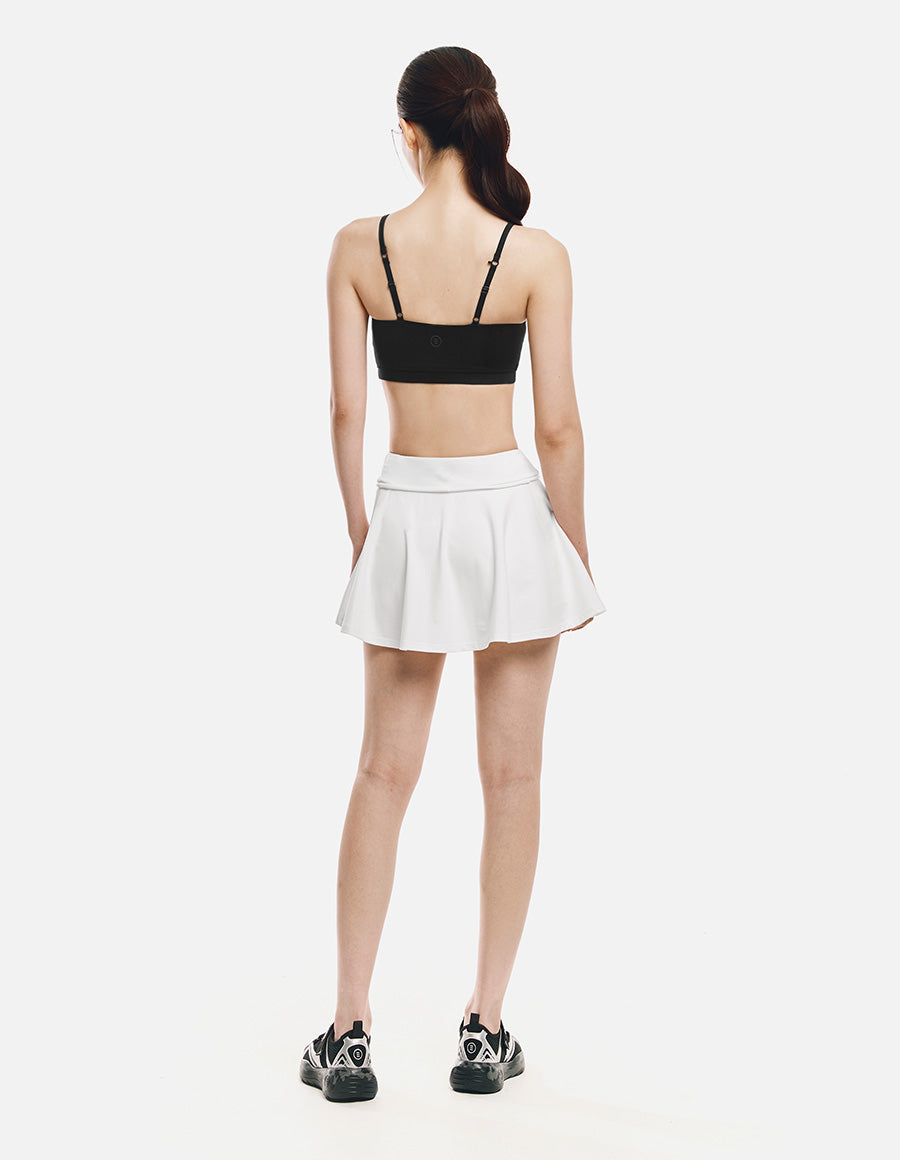 Barrel Women Essential Ribbed Bra Top-BLACK