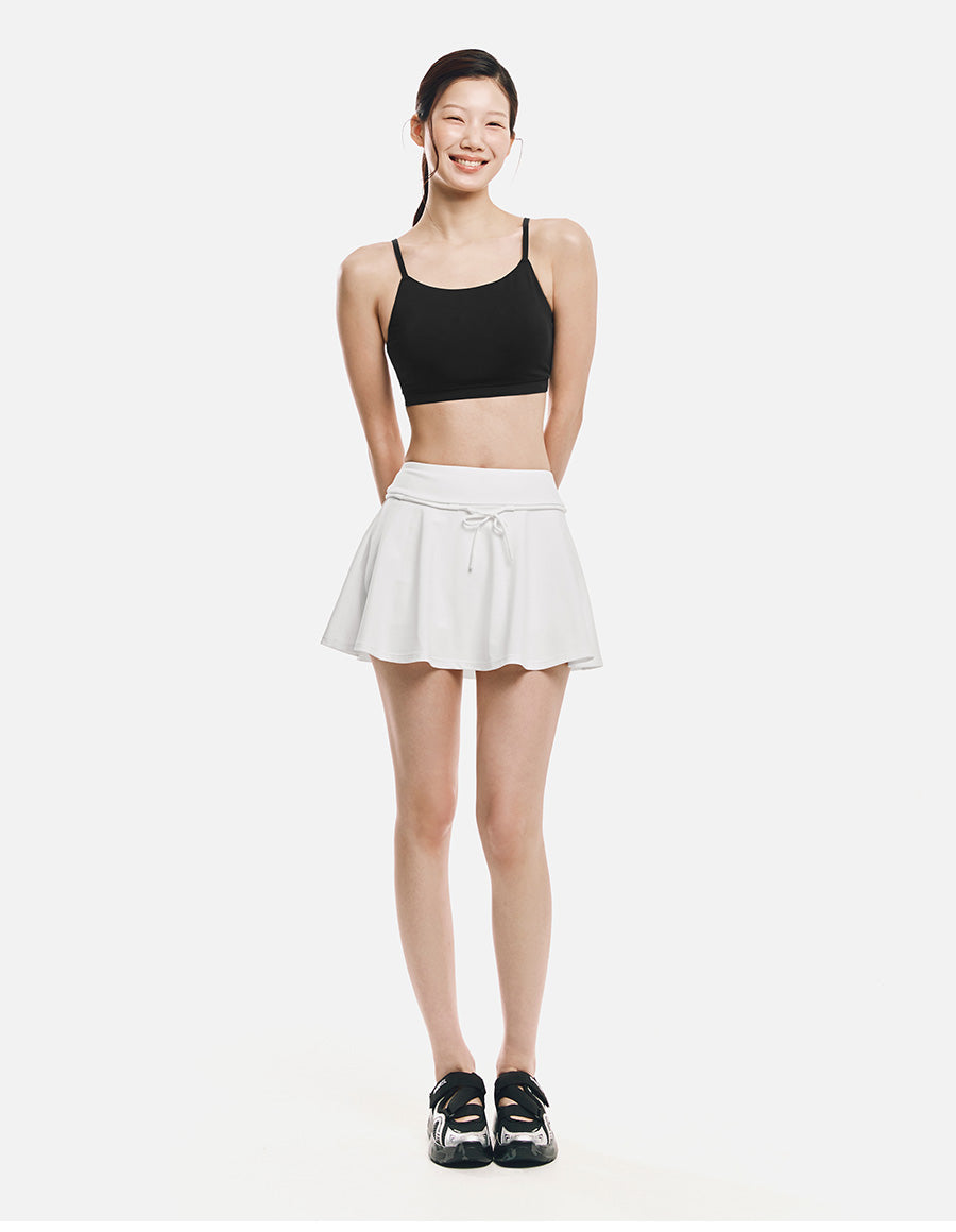 Barrel Women Essential Ribbed Bra Top-BLACK
