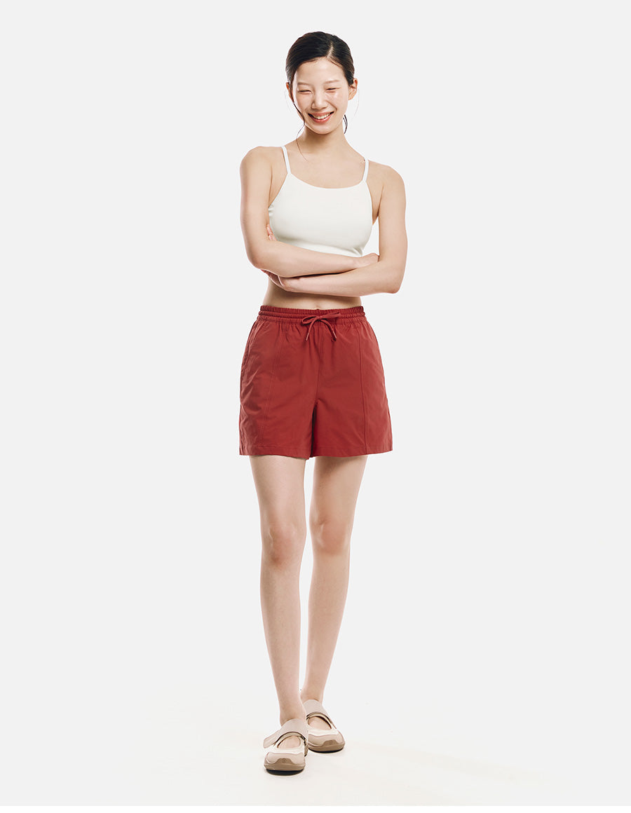 Barrel Women Essential Ribbed Bra Top-IVORY7